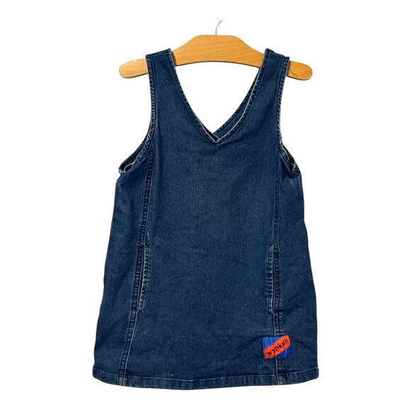 Wynken Amore Denim Pinafore Size 3 Blue - Picture 2 of 5